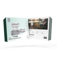 رشاش ماء كهربائي محمول 2 في 1 من جرين لايون مع اضائة ليلية | Green Lion 2-in-1 Portable Electric Bidet with Night Light