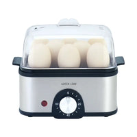 طباخة البيض جرين لايون 3 طبقات بقدرة 500 واط - رمادي | Green Lion 3-Tier Egg Cooker & Vegetable Steamer 500W – Gray