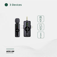 Mîkrofona 3-di-1ê ya Green Lion - Reş | Mîkrofona 3 di 1ê ya Green Lion GM-79X - Reş