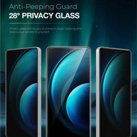 Green Lion 9H Privacy Screen Protector with Fingerprint Lock for Samsung S26 Ultra | حماية شاشة جرين ليون 9H مع قفل بصمة الإصبع للخصوصية لـ S26 Ultra