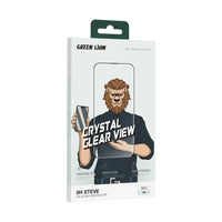 Green Lion 9H Steve HD Glass Protector iPhone 16E - Clear | واقي شاشة زجاجي عالي الدقة لآيفون 16E - شفاف