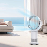 مروحة جرين لايون اير رينج كوولر الكهربائية بدون شفرات - ابيض | Green Lion Air Ring Cooler Electric Bladeless Fan – White