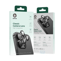 Green Lion Classic Lens for iPhone 15 Pro / 15 Pro Max - Dark Blue | واقي عدسة جرين ليون كلاسيك لآيفون 15 برو / 15 برو ماكس - أزرق داكن
