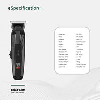 ماكينة حلاقة جرين لايون Clip Master الاحترافية - أسود | Green Lion Clip Master Professional Hair Clipper - Black