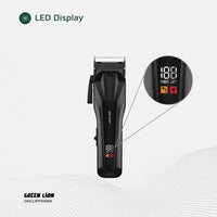 Makîneya Qirkirina Porê ya Profesyonel a Green Lion Clip Pro - Reş