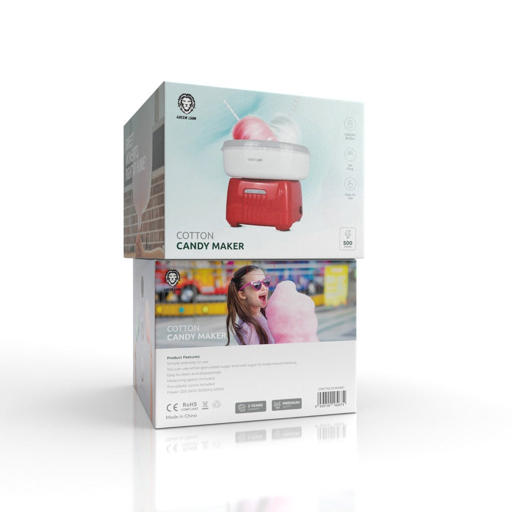 ماكينة جرين لايون لصنع الحلوى القطنية بقدرة 500 واط | Green Lion Cotton Candy Maker 500W