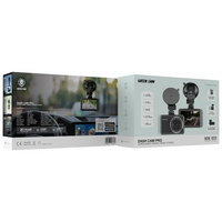 Green Lion Dash Cam Pro Front and Rear - Black | كاميرا داش كام جرين ليون برو أمامية وخلفية - أسود