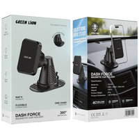 حامل هاتف جرين لايون Dash Force المغناطيسي للسيارة - اسود | Green Lion Dash Force Magnetic Car Phone Holder - Black