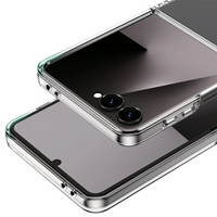 Green Lion Delgado PC Case for Z Flip 7 - Clear | جراب جرين ليون ديلجادو لـ Z Flip 7 - شفاف