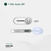 Green Lion Digital Spoon Scale - Silver | ميزان ملعقة رقمي جرين ليون - فضي