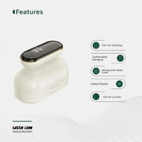 Green Lion DualPro Digital Fabric Shaver – White | مزيل الأقمشة الرقمي Green Lion DualPro – أبيض