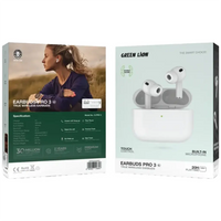 Green Lion Earbuds Pro 3 True Wireless Earbuds – White | سماعات Green Lion Earbuds Pro 3 لاسلكية حقيقية – أبيض