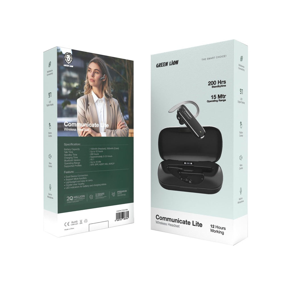 Guhdaroka Bêtêl a Green Lion Communicate Lite - Reş