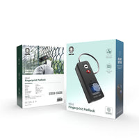 قفل بصمة ذكي صغير من جرين لايون - أسود | Green Lion Mini Fingerprint Padlock - Black