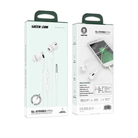 سماعة Green Lion GL-Stereo Pro سلكية مع ميكروفون - أبيض | Green Lion GL-Stereo Pro Wire Control With Microphone - White