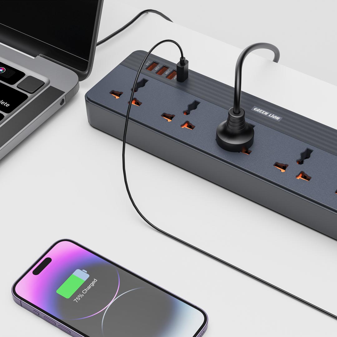 وصلة كهربائية جرين لايون GS-250 بقدرة 2500 واط | Green Lion GS-250 Power Socket 2500W