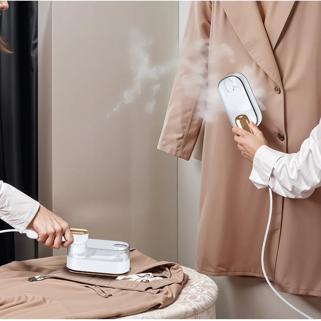 مكواة بخار صغيرة جرين لايون GX288 بقدرة 1000 واط - أبيض | Green Lion GX288 Mini Iron with Steam Function - White