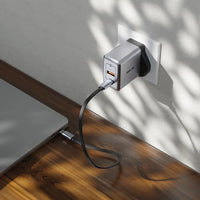 Şarjêra Dîwêr a Green Lion GaN 45W - Gewr | Şarjêra Dîwêr a Green Lion GaN Premium UK Plug 45W - Gewr