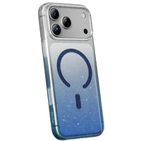 كفر جرين لايون Glitter متوافق مع ماغسيف لهاتف ايفون 17 برو ماكس - ازرق | Green Lion Glitter MagSafe Case For iPhone 17 Pro Max - Blue