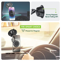 حامل سيارة جرين لايون Halo متوافق مع ماغسيف - أسود | Green Lion Halo MagSafe 2 Car Holder - Black
