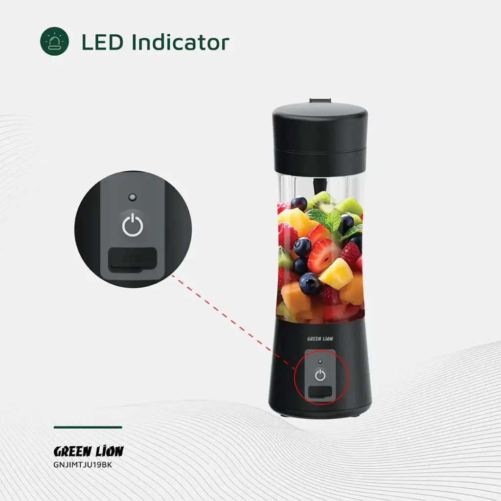خلاط محمول من جرين لايون بسعة 380 مل | Green Lion Juice Mate Portable Juicer 380mL