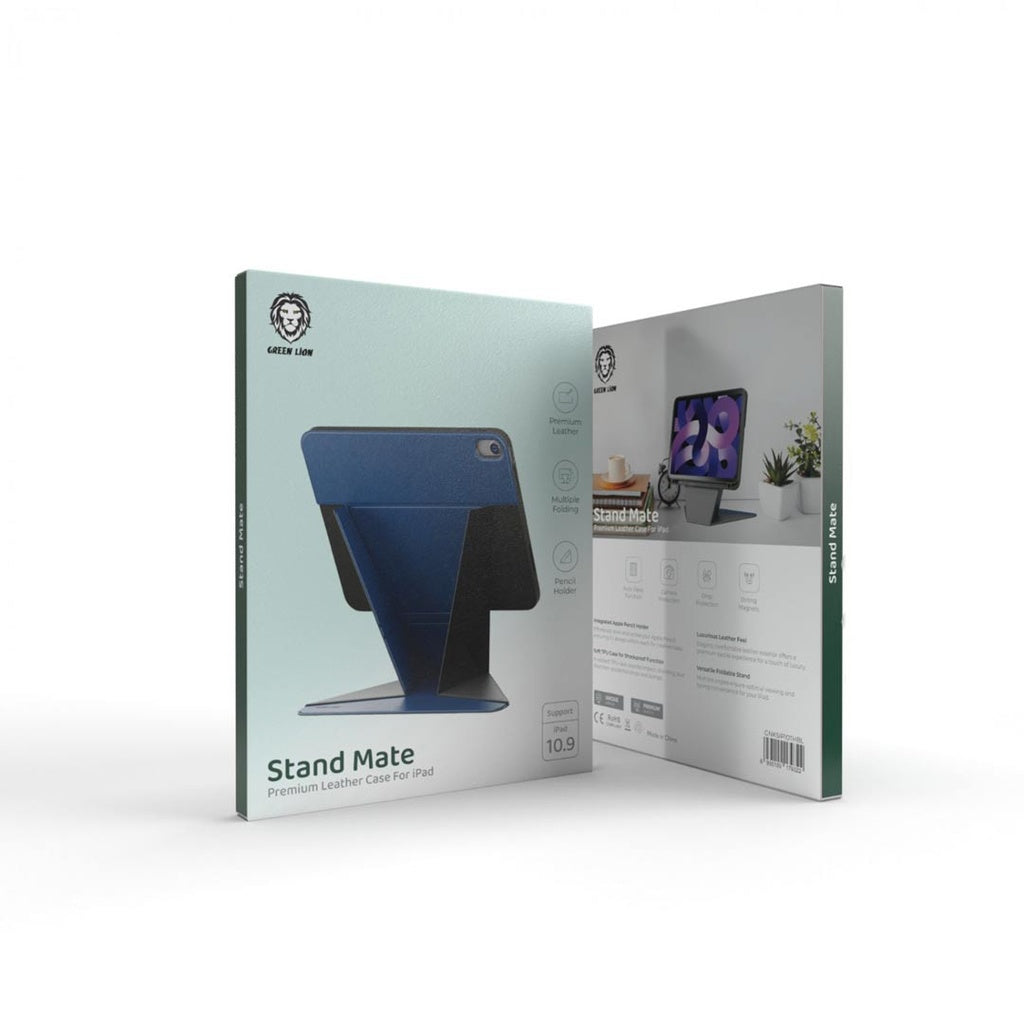 غطاء ايباد جرين لايون ستاند مايت | Green Lion Stand Mate Premium Leather Case for iPad