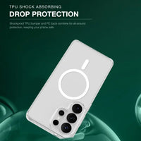 Green Lion MagSafe Crystal Clear Case for Samsung S26 / S26 Plus / S26 Ultra – Clear | حافظة كريستال شفافة MagSafe من جرين ليون لـ S26 / S26 Plus / S26 Ultra – شفاف