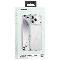 كفر جرين لايون ماغسيف لهاتف ايفون 17 برو ماكس - شفاف | Green Lion MagSafe Crystal Clear For iPhone 17 Pro Max - Clear