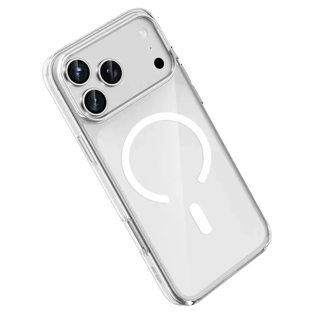 Green Lion MagSafe Crystal Clear For iPhone 17 Pro - Clear - حافظة جرين ليون ماجسيف كريستال كلير