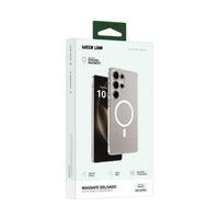 Green Lion MagSafe Delgado Case for Samsung S25 Ultra – Clear | كفر Green Lion MagSafe Delgado لـ Samsung S25 Ultra – شفاف