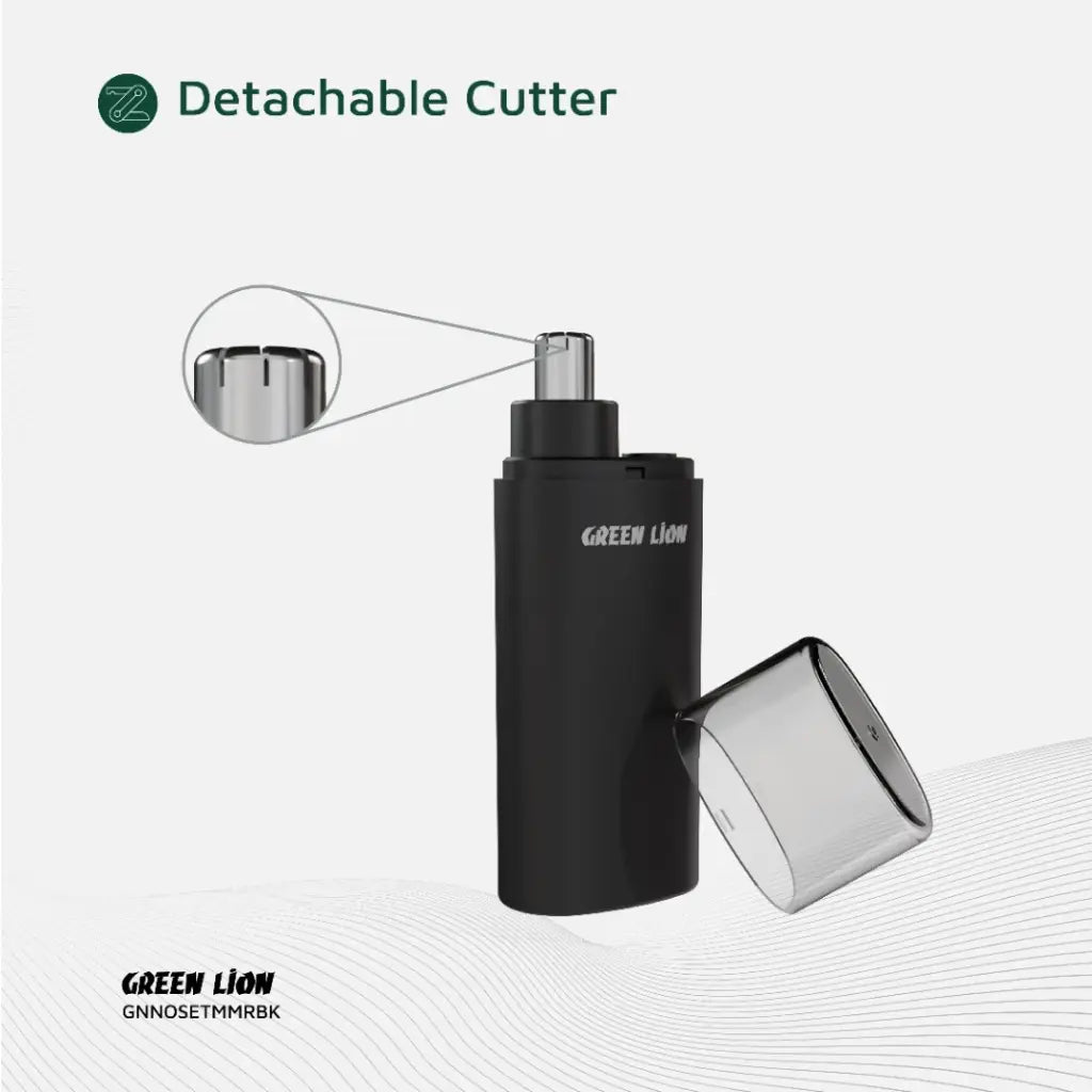 Green Lion Nose Pro Nose and Ear Trimmer - Black | ماكينة تشذيب جرين ليون نوز برو للأنف والأذن - أسود