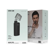 Green Lion Nose Pro Nose and Ear Trimmer - Black | ماكينة تشذيب جرين ليون نوز برو للأنف والأذن - أسود