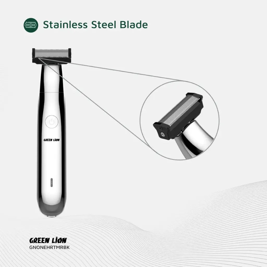 Green Lion One Blade Pro Hair Trimmer - Black | ماكينة تشذيب الشعر جرين ليون ون بليد برو