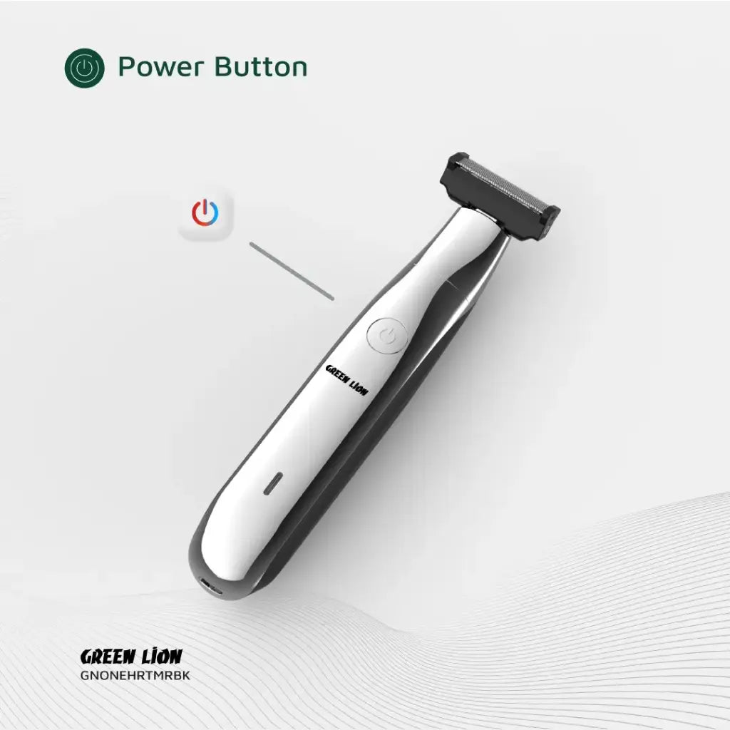 Green Lion One Blade Pro Hair Trimmer - Black | ماكينة تشذيب الشعر جرين ليون ون بليد برو