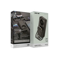باور بانك جرين لايون باور بلس بقدرة شحن 22.5 واط اسود | Green Lion Power Pulse Power Bank 22.5W – Black