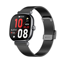 Green Lion Princess Smart Watch - Glossy Black | ساعة جرين ليون برينسيس الذكية - أسود لامع