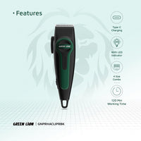 ماكينة حلاقة جرين لايون الاحترافية للشعر - اسود | Green Lion Professional Hair Clipper - Black