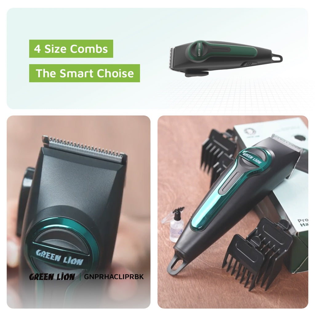 ماكينة حلاقة جرين لايون الاحترافية للشعر - اسود | Green Lion Professional Hair Clipper - Black