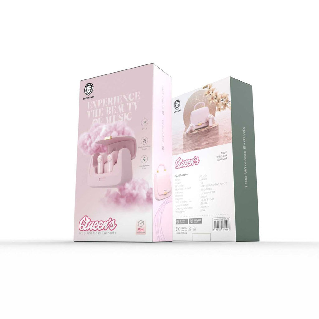 سماعات جرين لايون Queen اللاسلكية | Green Lion Queen's True Wireless Earbuds