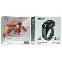 Green Lion Smart Dhikr Ring with OLED Display – Black | خاتم ذكر ذكي Green Lion مع شاشة OLED – أسود