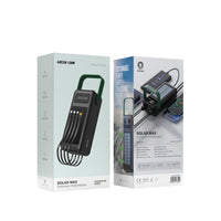 باور بانك جرين لايون سولار ماكس بسعة 50000 مللي أمبير - أسود | Green Lion Solar Max 50000mAh PowerBank - Black