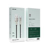Kabloya USB-A berbi USB-C ya Green Lion 18W 1m ya bi pêçayî - Reş