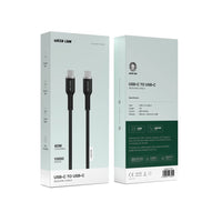 كيبل جرين لايون يو اس بي سي الى يو اس بي سي, سيليكون بقدرة شحن 60 واط وطول 1 متر | Green Lion USB-C to USB-C Silicone Cable, 60W 1M.