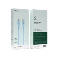 كيبل جرين لايون يو اس بي سي الى يو اس بي سي, سيليكون بقدرة شحن 60 واط وطول 1 متر | Green Lion USB-C to USB-C Silicone Cable, 60W 1M.