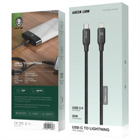 Green Lion USB-A to Lightning TPE Cable – Black | كابل Green Lion USB-A إلى Lightning من مادة TPE – أسود