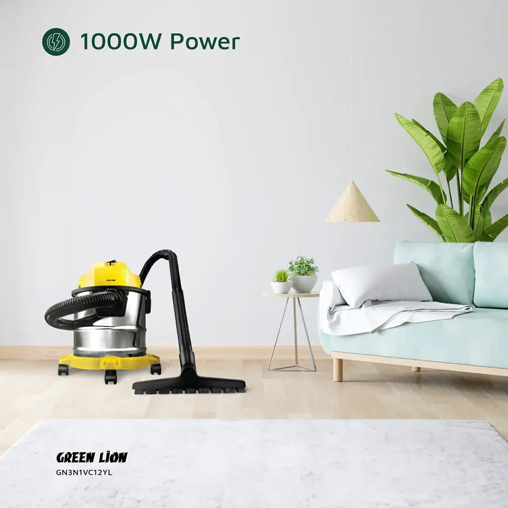 Paqijkera tozê ya Green Lion Ultra 3-di-1 de, 12L