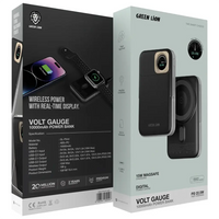 باور بانك جرين لايون Volt Gauge بسعة 10,000 مللي امبير وبقدرة شحن 22.5 واط | Green Lion Volt Gauge 10000mAh Power Bank PD 22.5W