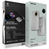 باور بانك جرين لايون Volt Gauge بسعة 10,000 مللي امبير وبقدرة شحن 22.5 واط | Green Lion Volt Gauge 10000mAh Power Bank PD 22.5W