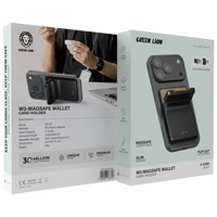 Green Lion W3 MagSafe Wallet Card Holder - Black | محفظة جرين ليون W3 ماج سيف لحمل البطاقات - أسود