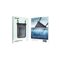 Green Lion Waterproof Pouch For 12inch Tablets - Clear | حقيبة جرين ليون المقاومة للماء للأجهزة اللوحية 12 إنش - شفافة